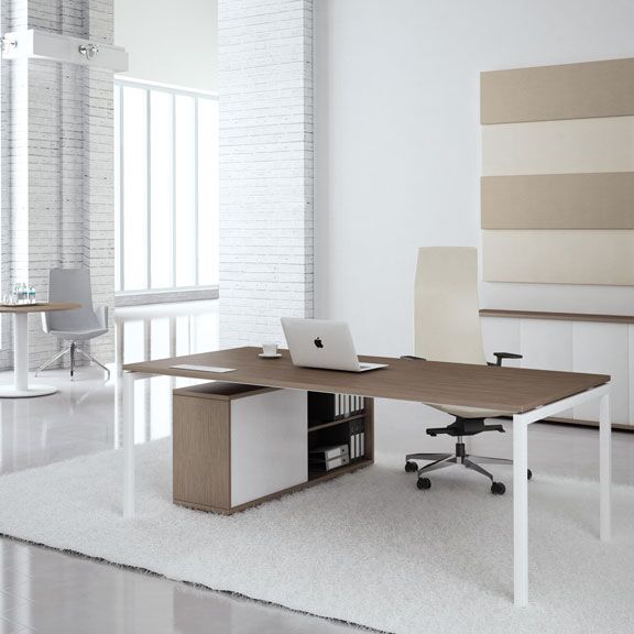 Moderne, minimalistische Büroeinrichtung für Chefzimmer