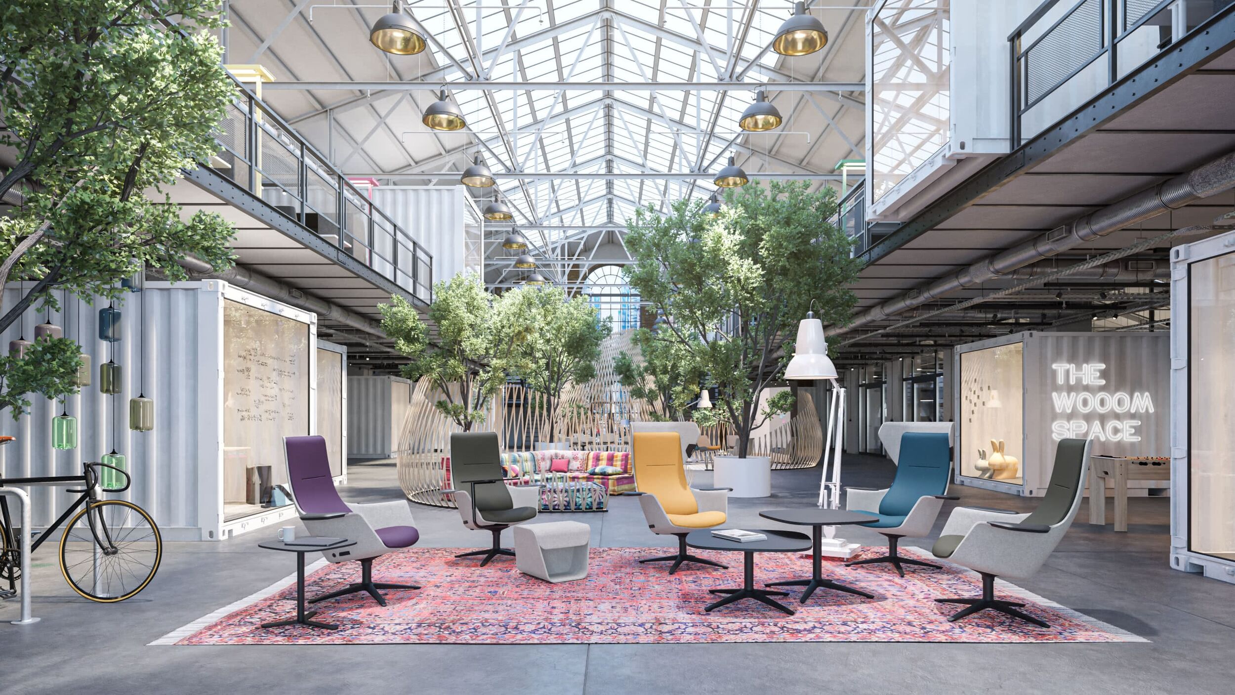 Klöber Open Space mit Loungesesseln