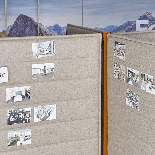 Büromöbel Büroeinrichtung - Akustik Trennwand