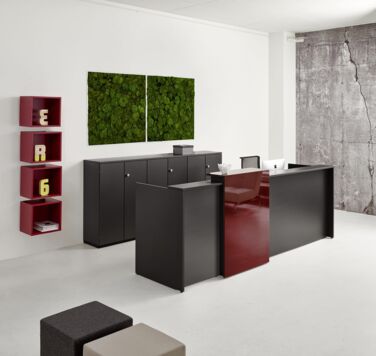 Empfangsbereich im Büro Empfangsbereich im Büro