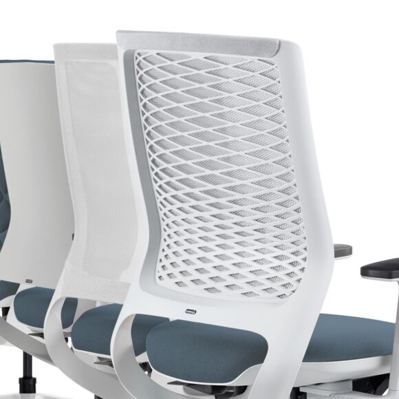 Klöber ergonomische, hochwertige Drehstühle mit verschiedenen Rücken