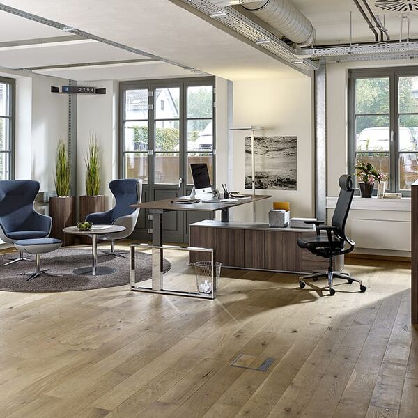 Elegante Einrichtung für Chefzimmer - Lounge Ohrensessel