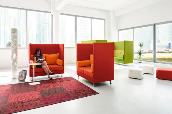 Ruhezonen durch akustische Besprechungszonen