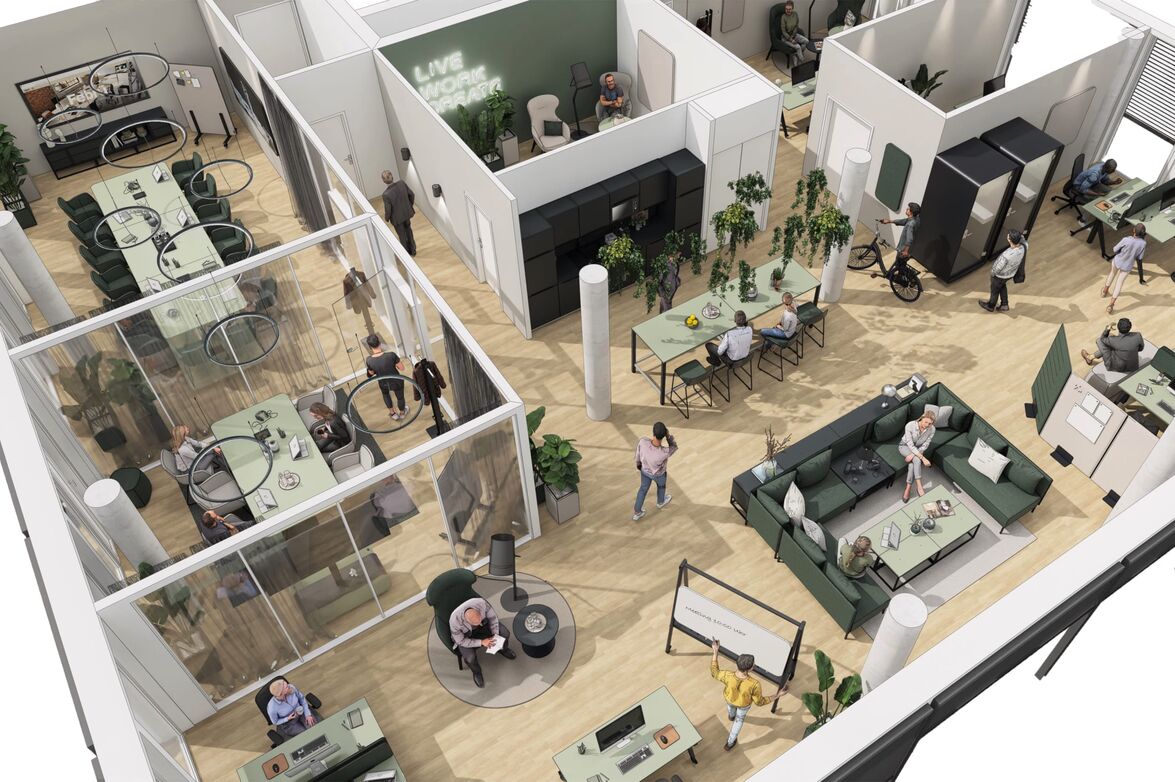 Moderne Bürokonzepte für Unternehmen