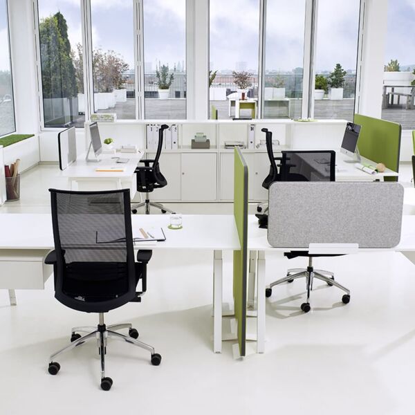 Schreibtische weiß - Teambüro - Febrü Büromöbel Schrader Bürokonzepte