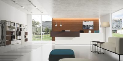 Werner Works Büroeinrichtung - Empfangstheke