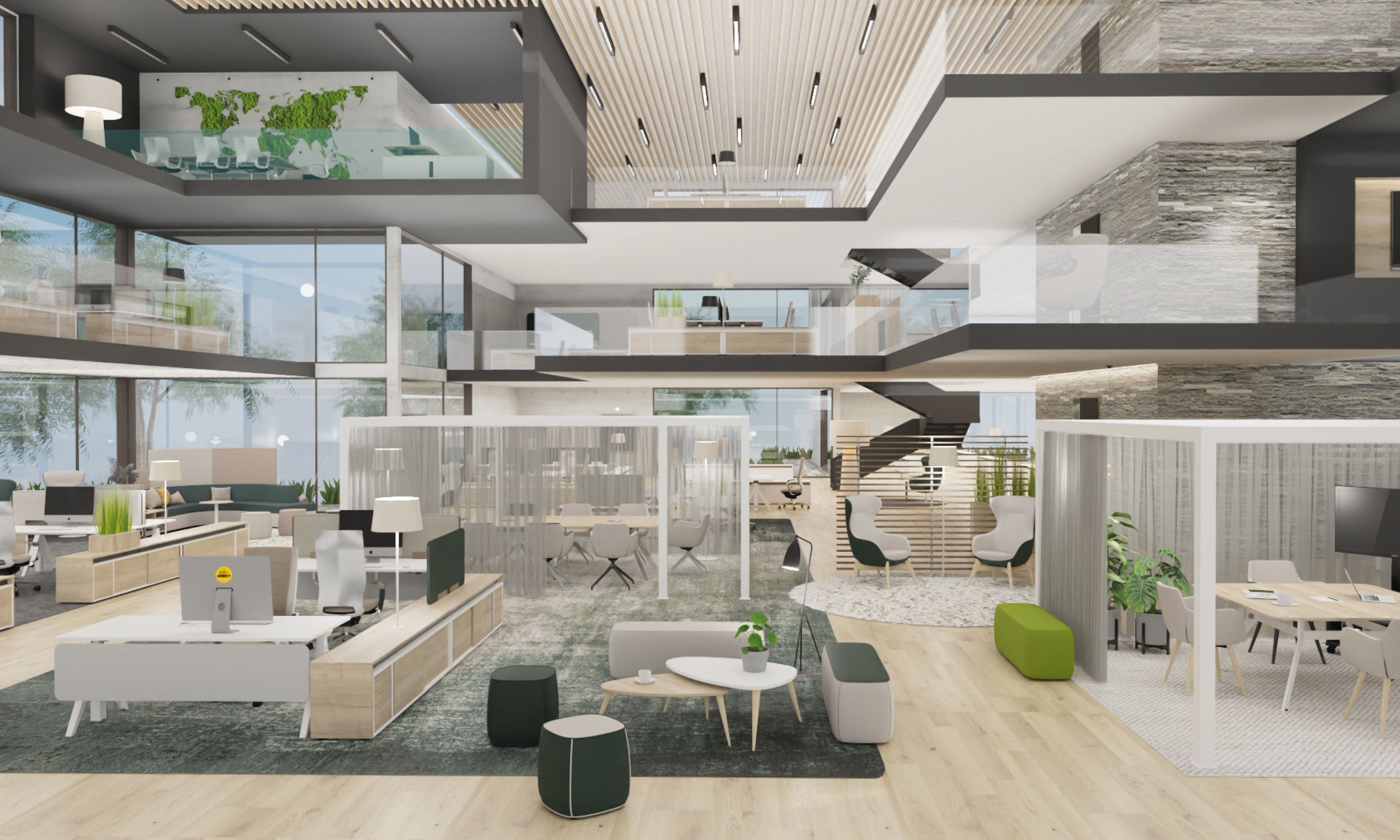 Moderne Bürokonzepte für New Work Arbeiten