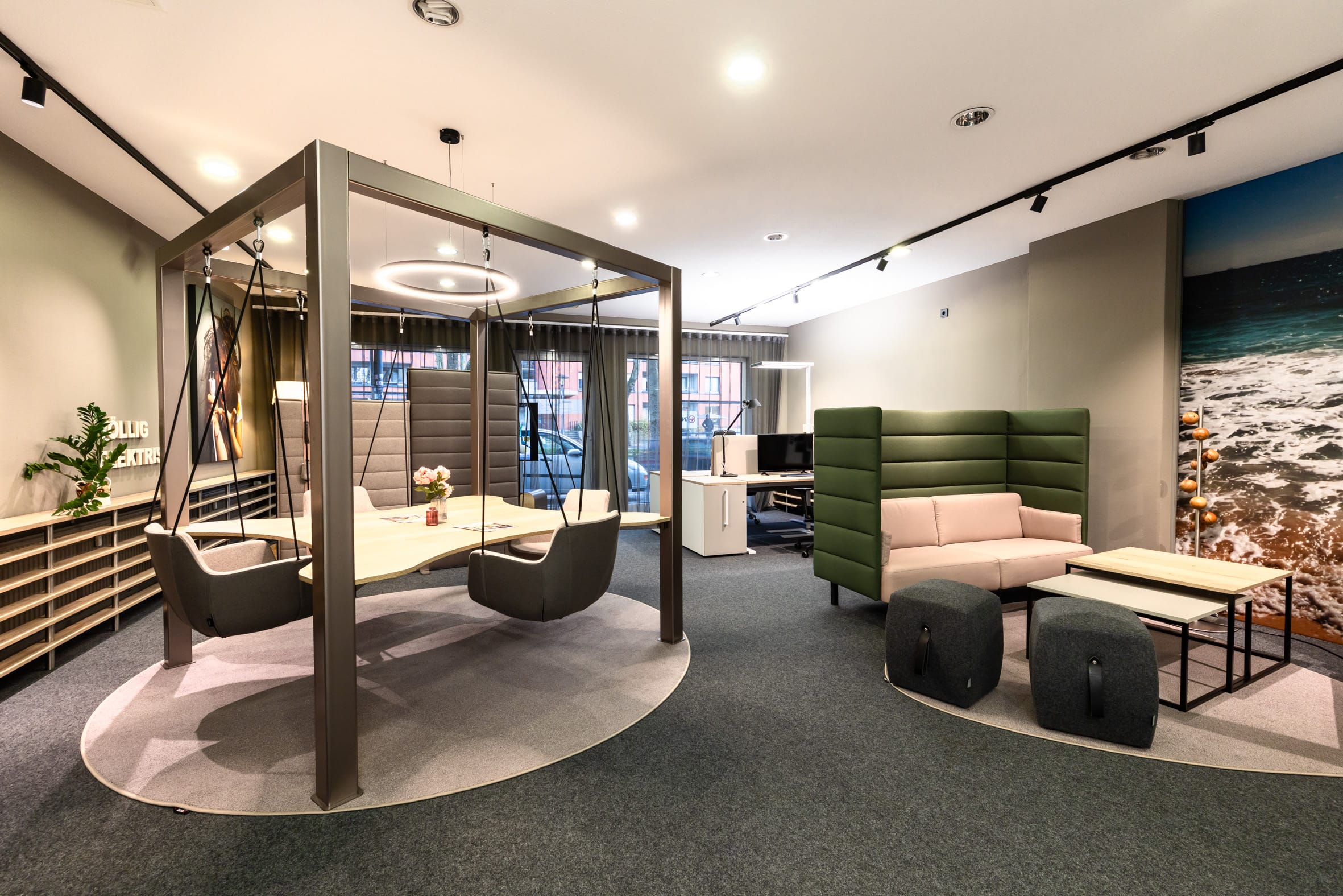 Lounge für Ruhe und Besprechung im Büro